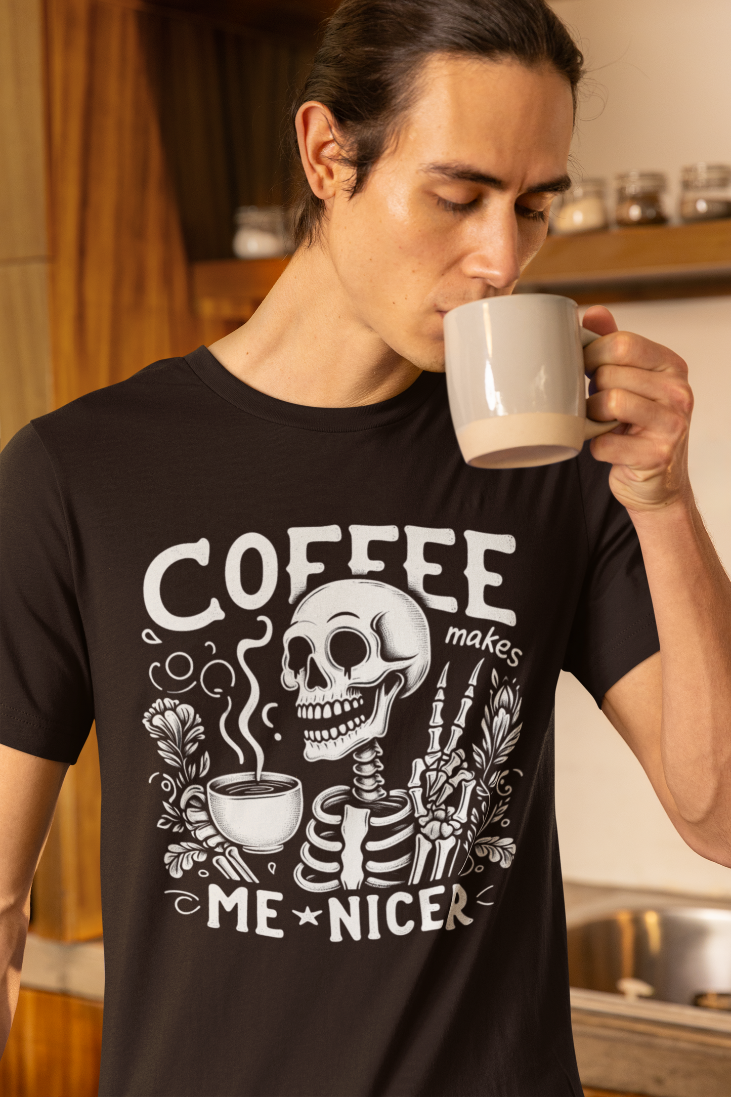 Coffee Makes Me Nicer T-shirt
