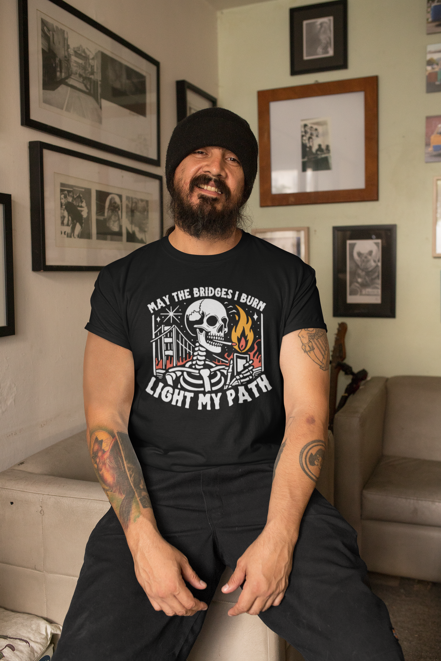 May The Bridges I Burn Light My Path T-shirt