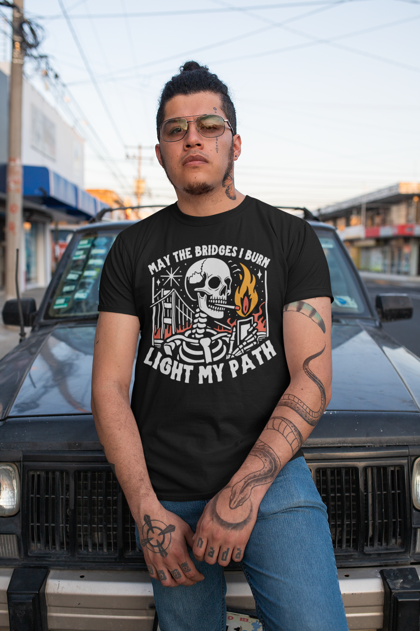 May The Bridges I Burn Light My Path T-shirt