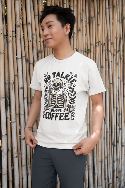 No Talkie Before Coffee T-shirt