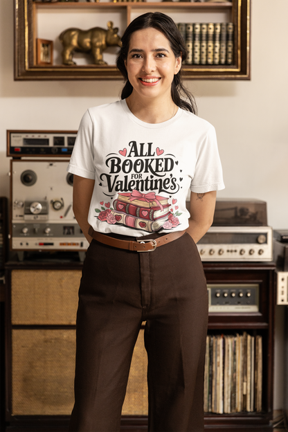 All Booked for Valentine's T-shirt