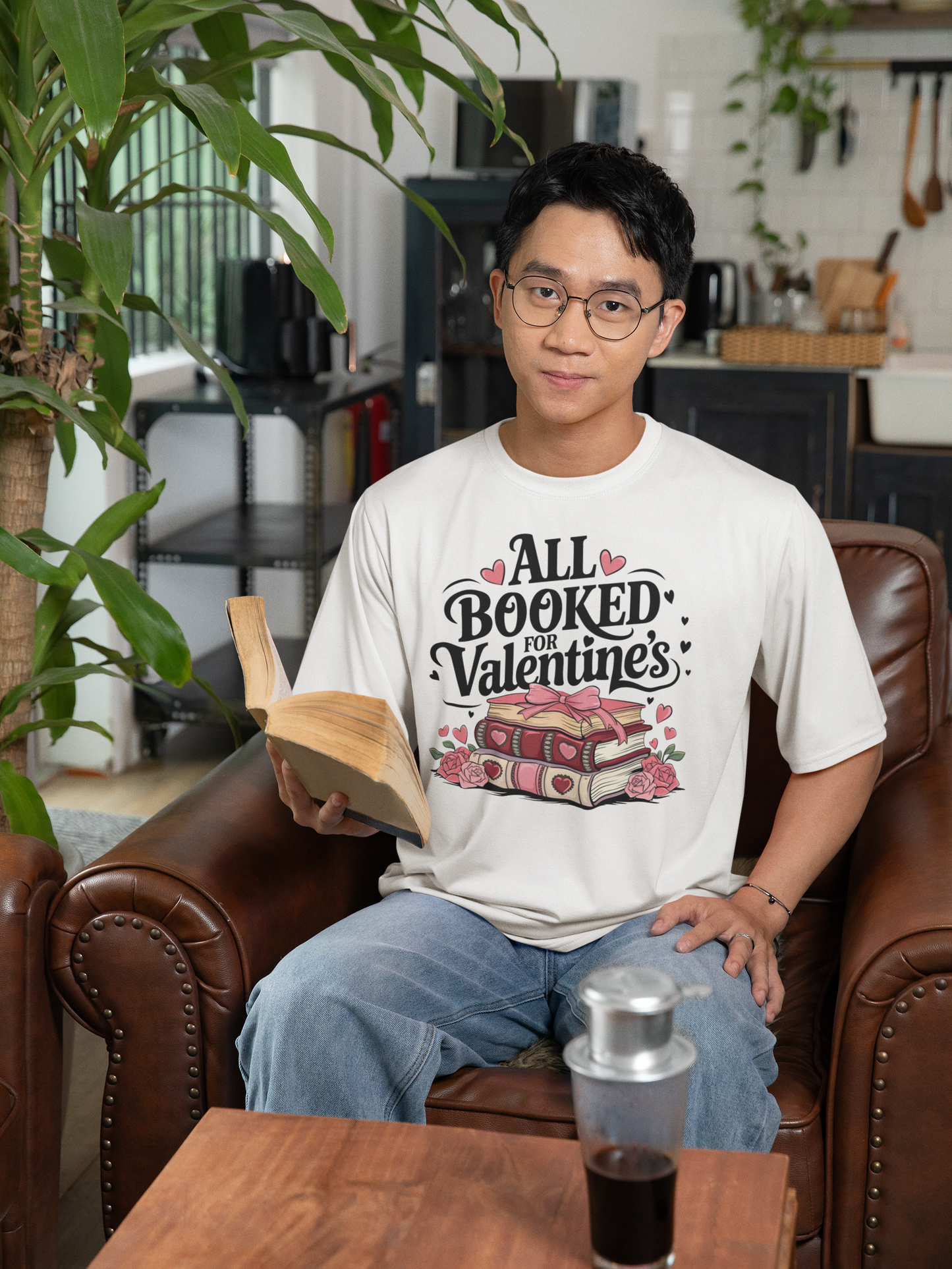 All Booked for Valentine's T-shirt