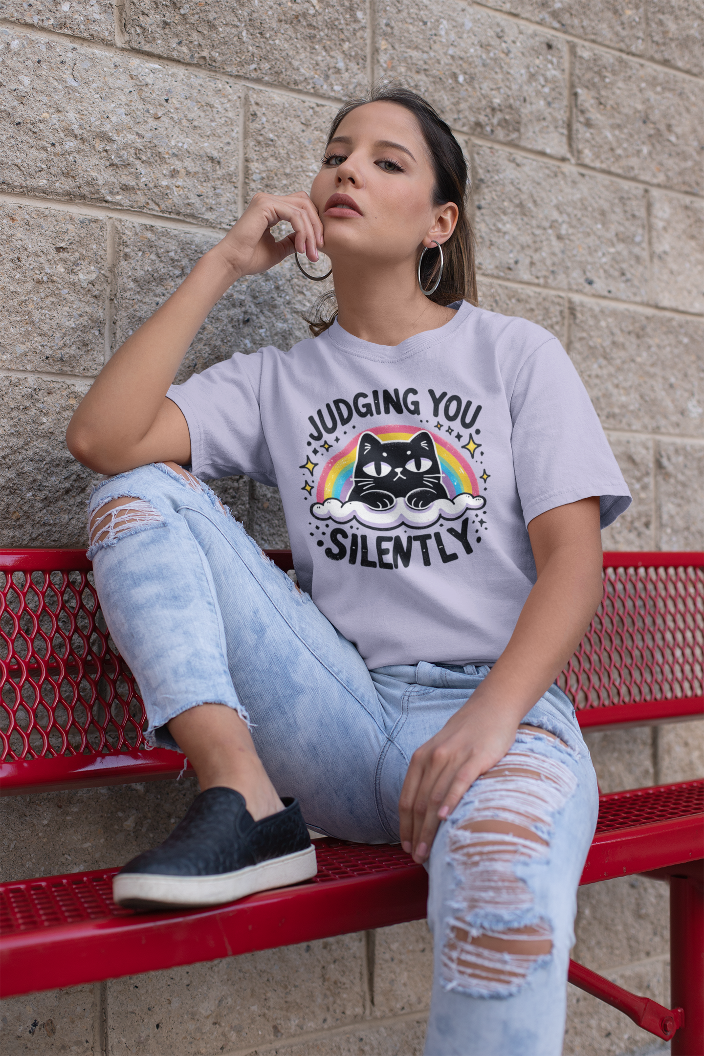 Judging You Silently T-shirt
